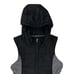 The North Face Women’s Vest Small Gray & Black Stretch Full Zip Hooded Pockets