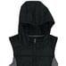 The North Face Women’s Vest Small Gray & Black Stretch Full Zip Hooded Pockets