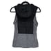 The North Face Women’s Vest Small Gray & Black Stretch Full Zip Hooded Pockets