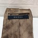 Excellent Condition | Gucci GG Pattern Tie | Beige | Silk | Made in Italy