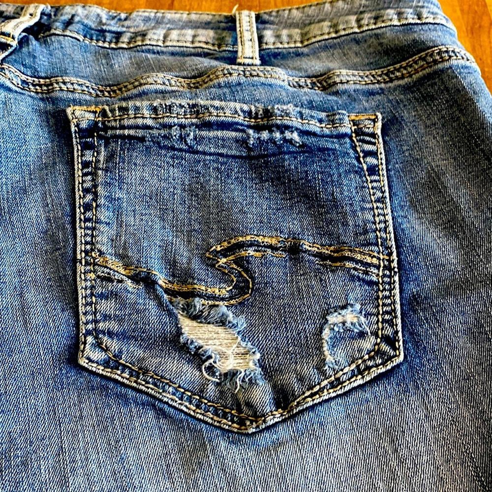 Silver Jeans Elyse Ankle Slim Sz18/L27