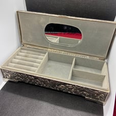 Godinger silver plated jewelry box
