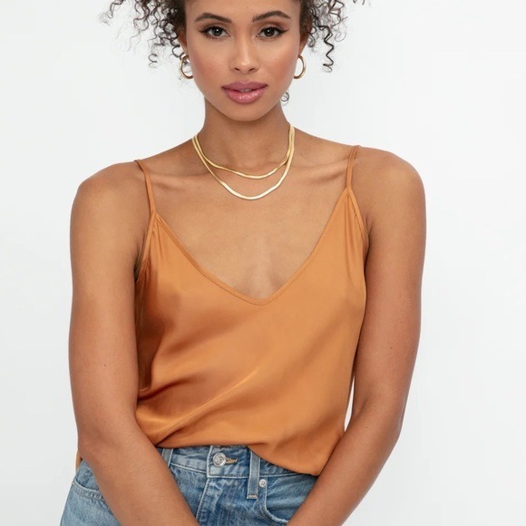 NEW w.tags L'Agence Lexi Satin Camisole Size XS TALL