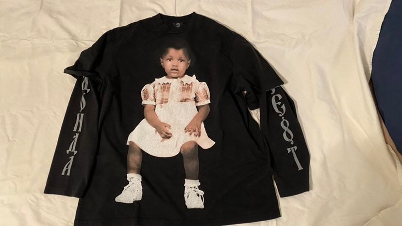 NEW Balenciaga DONDA 2 LAYER L/S T-SHIRT - S T-shirts