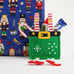 NEW Christmas Treat Bags, Set of 6 Gift Bags for Children Holiday Parties.