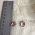 18k AAA rare keshi pearl earrings 14mm