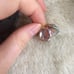 18k AAA rare keshi pearl earrings 14mm