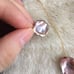 18k AAA rare keshi pearl earrings 14mm