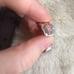 18k AAA rare keshi pearl earrings 14mm