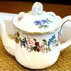 Vintage Shelley England Hedgerow Teapot # 13663