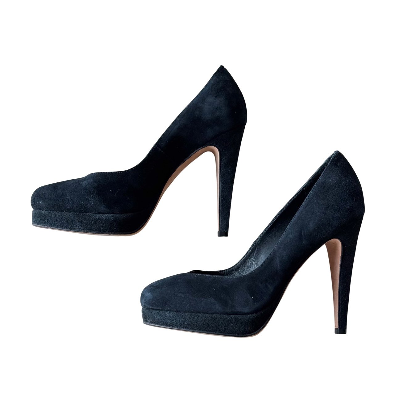 Rebecca Minkoff Designer Vintage Black High Heel Evening Pump Women's Shoes Sz 7