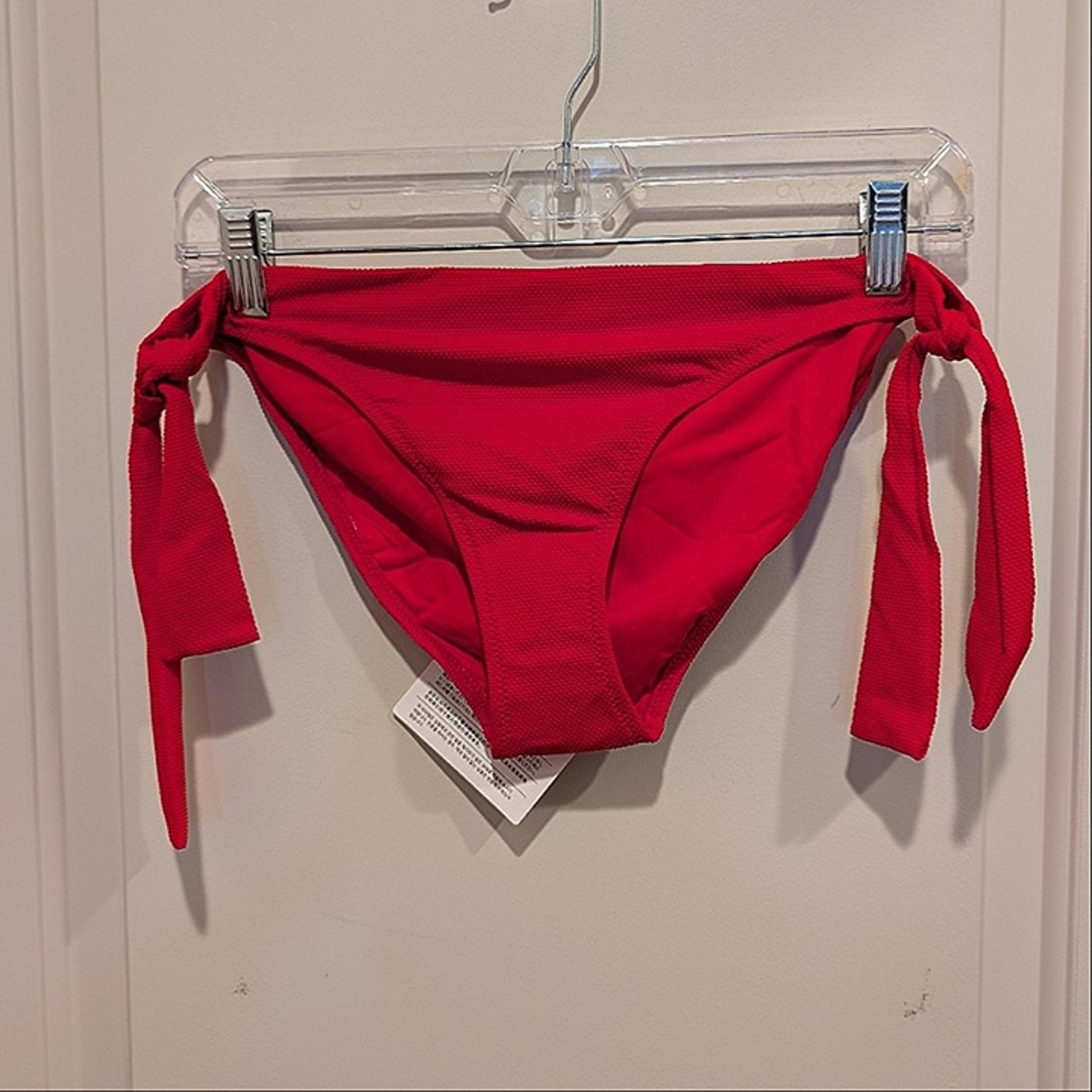 Melissa Odabash Red Rome Bikini Bottom Size 12