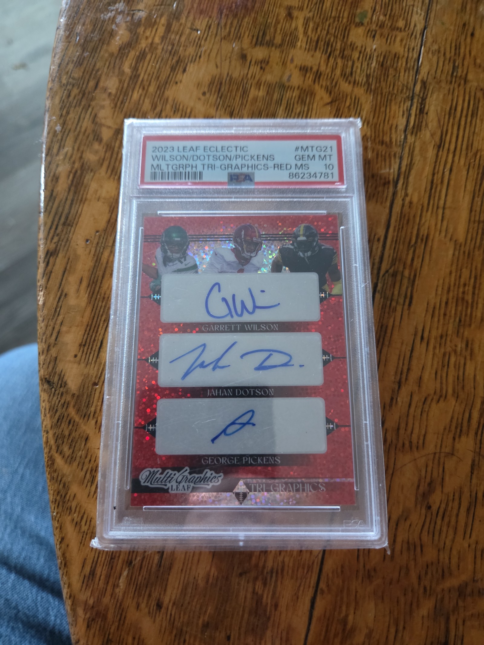 A triple auto wilson/dotson/pickens