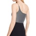 Express Metallic Sparkly One Shoulder Thong Bodysuit