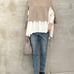 ## Beazley Fur Knit Poncho, Beige, Excellent Condition