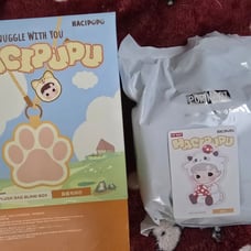 POP MART - HACIPUPU Snuggle With You Series - Plush Bag- BAA BAA SHEEP MUSHROOM