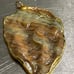 Large Gold Reverse Abalone Pendant