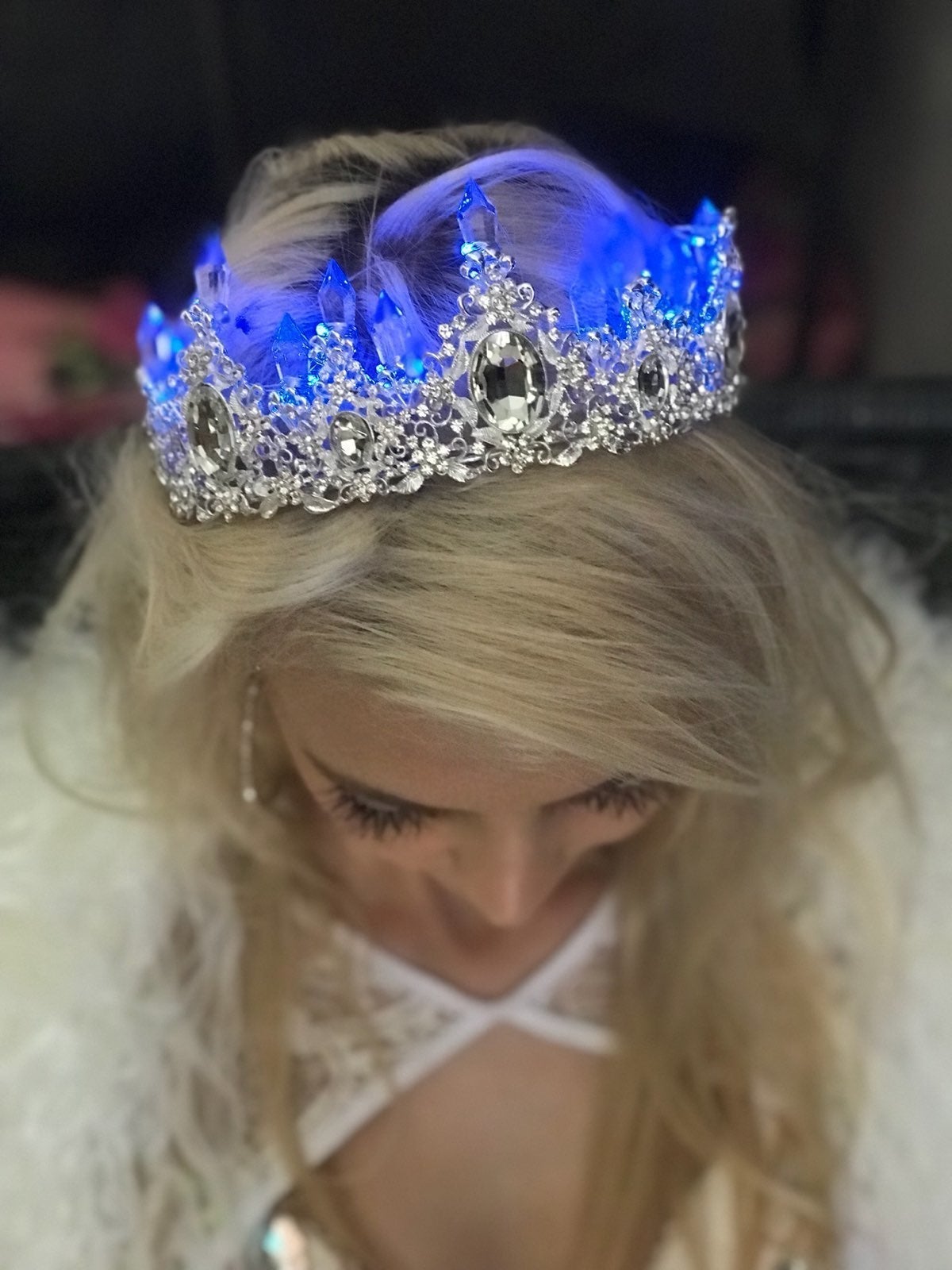 Light Up Crown Tiara Rave Birthday Party