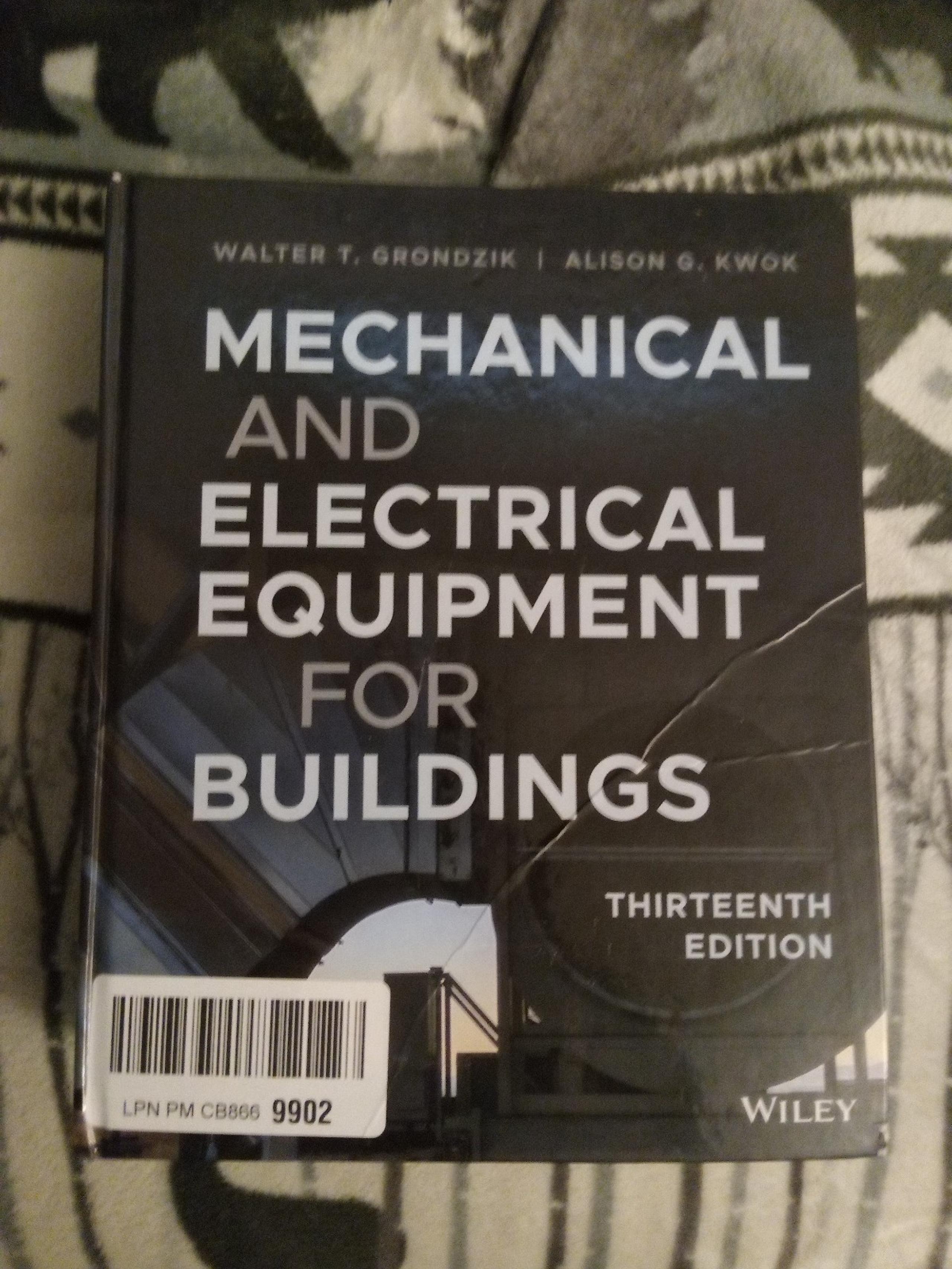 Mechanical and Electrical Engineering For Buildings Thirteenth Edition