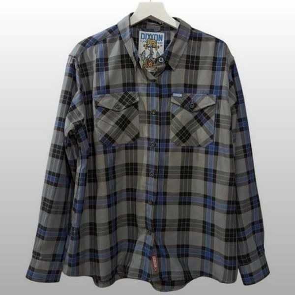 Dixxon Shoreman Flannel - 2XL Women's Casual Button Down Shirt Long Sleeve