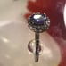 14 karat white gold Tanzanite dia. Ring