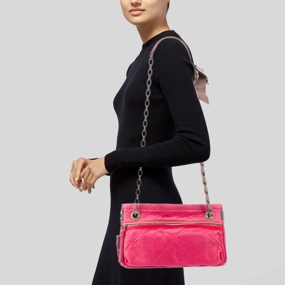 Lanvin Amalia Quilted Leather Shoulder Bag
