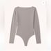 Abercrombie Long Sleeve Cotton Bodysuit