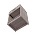 Modern Nightstand w/ Drawer & Shelf - Light Gray