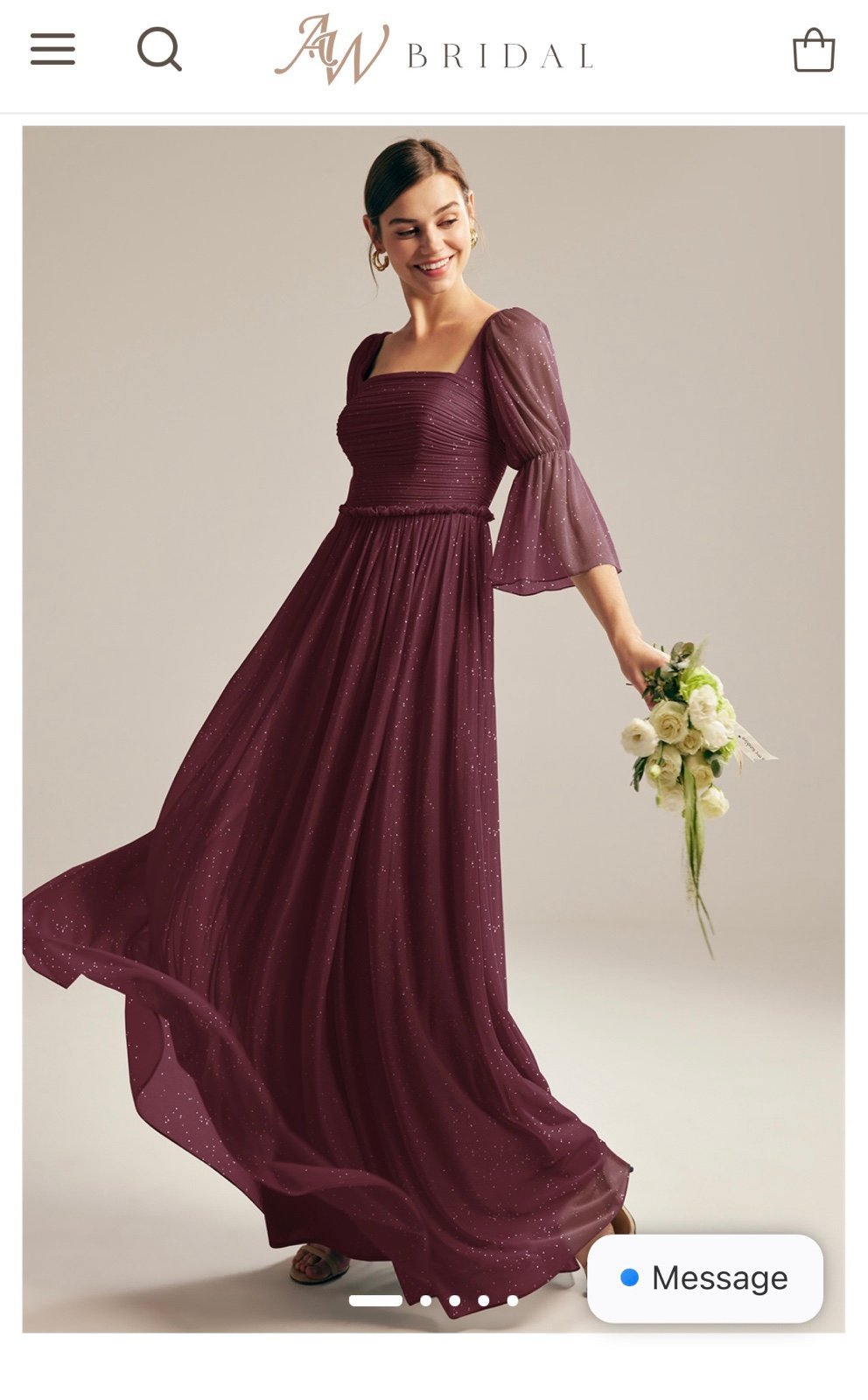 AW Bridal Liza Dress, size 16