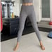 NEW Size XL Beyond Yoga Long Essential Grey Spacedye Mid Rise Leisure Legging