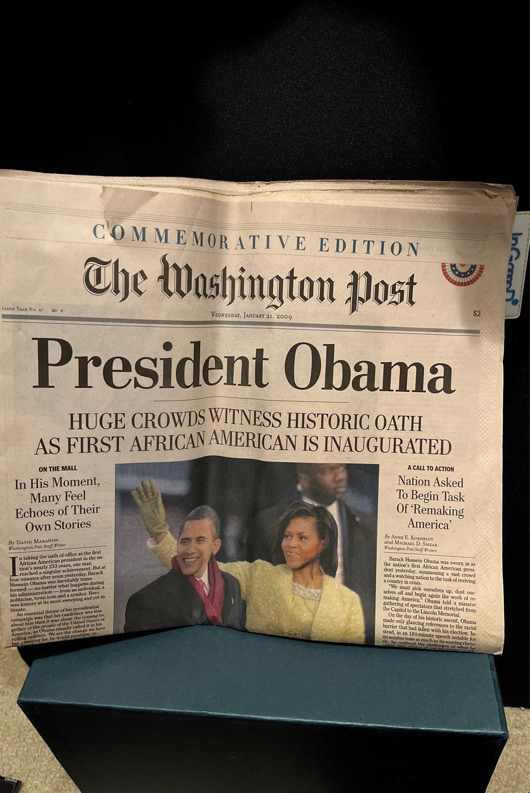 Barack Obama Inauguration Day pack