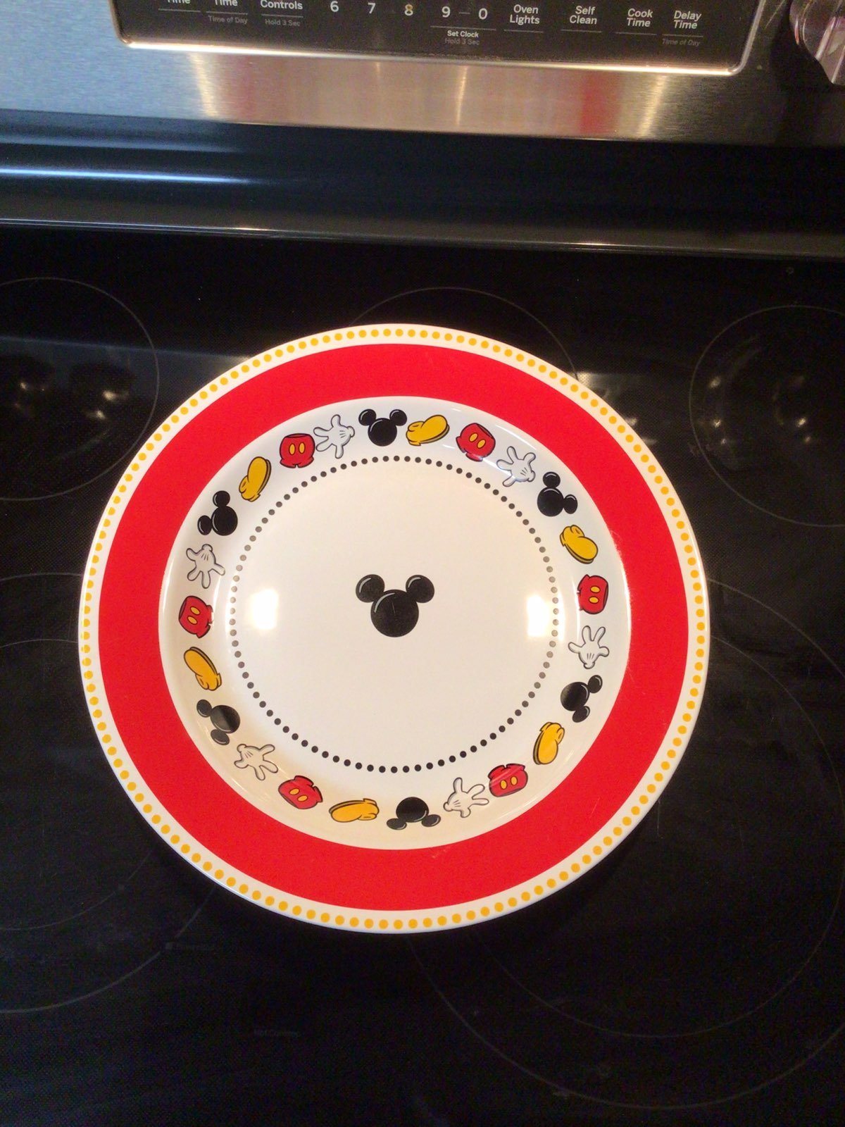 Rare Disney Theme Parks Best Of Mickey Mouse Body Parts 13 Serving Bowl. There