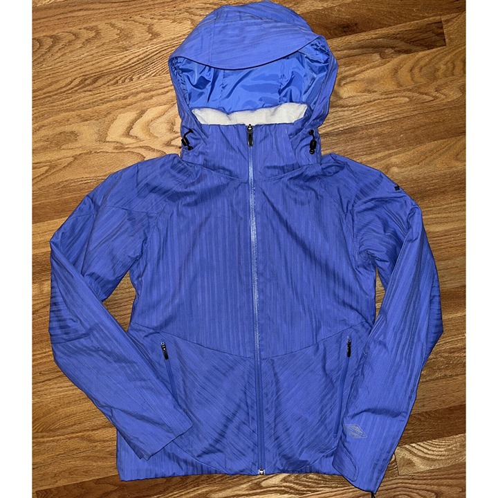 Women’s Columbia Titanium Omni Tech Waterproof Hooded Ski Jacket Coat Size Med