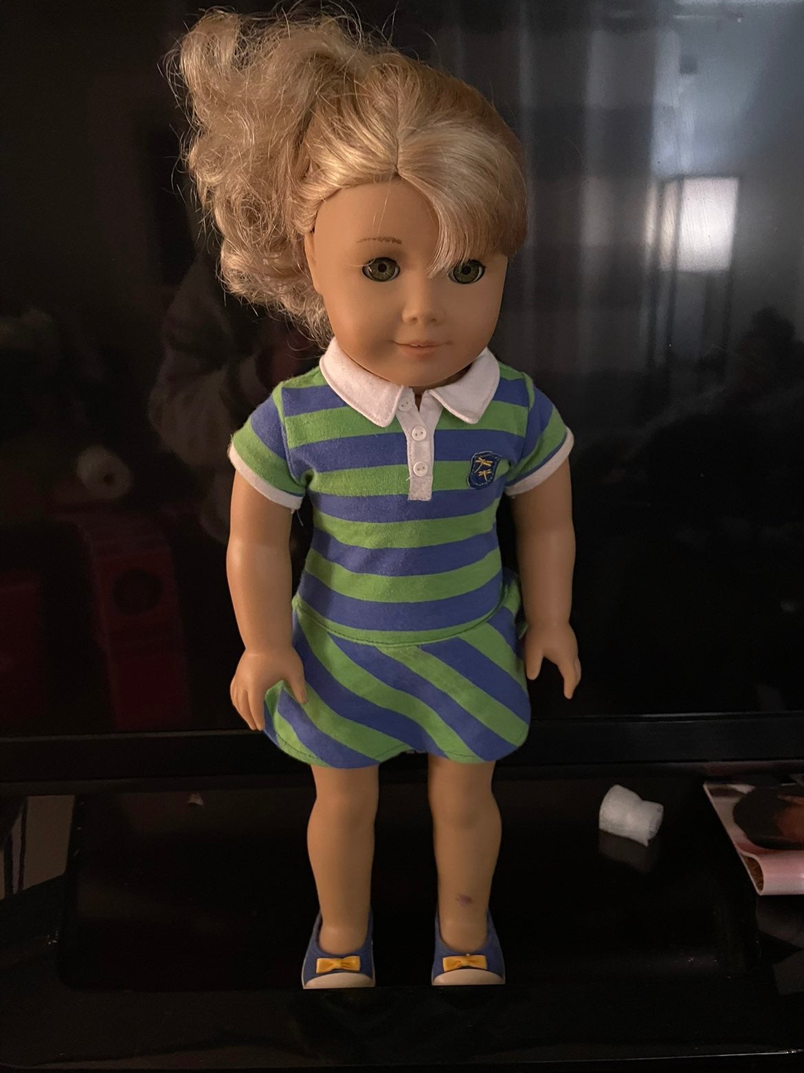 American girl Lanie Doll with book