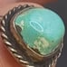 VTG NAVAJO STERLING SILVER TURQUOISE RING #A788