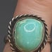 VTG NAVAJO STERLING SILVER TURQUOISE RING #A788