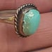 VTG NAVAJO STERLING SILVER TURQUOISE RING #A788