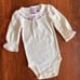 NWT Y2K Carter’s Plum Cute Purple Corduroy Dress Floral Embroidery Set 0-3M