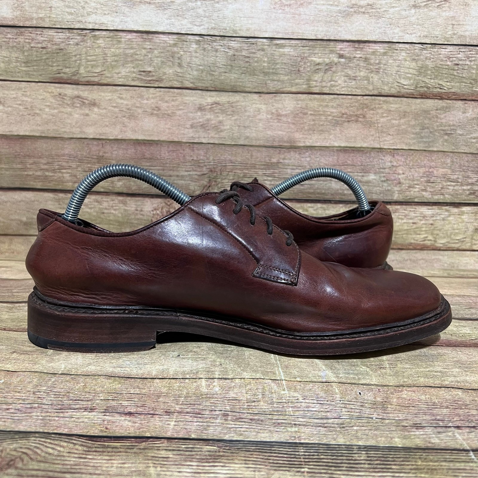 Frye Brown Leather Oxford Shoes