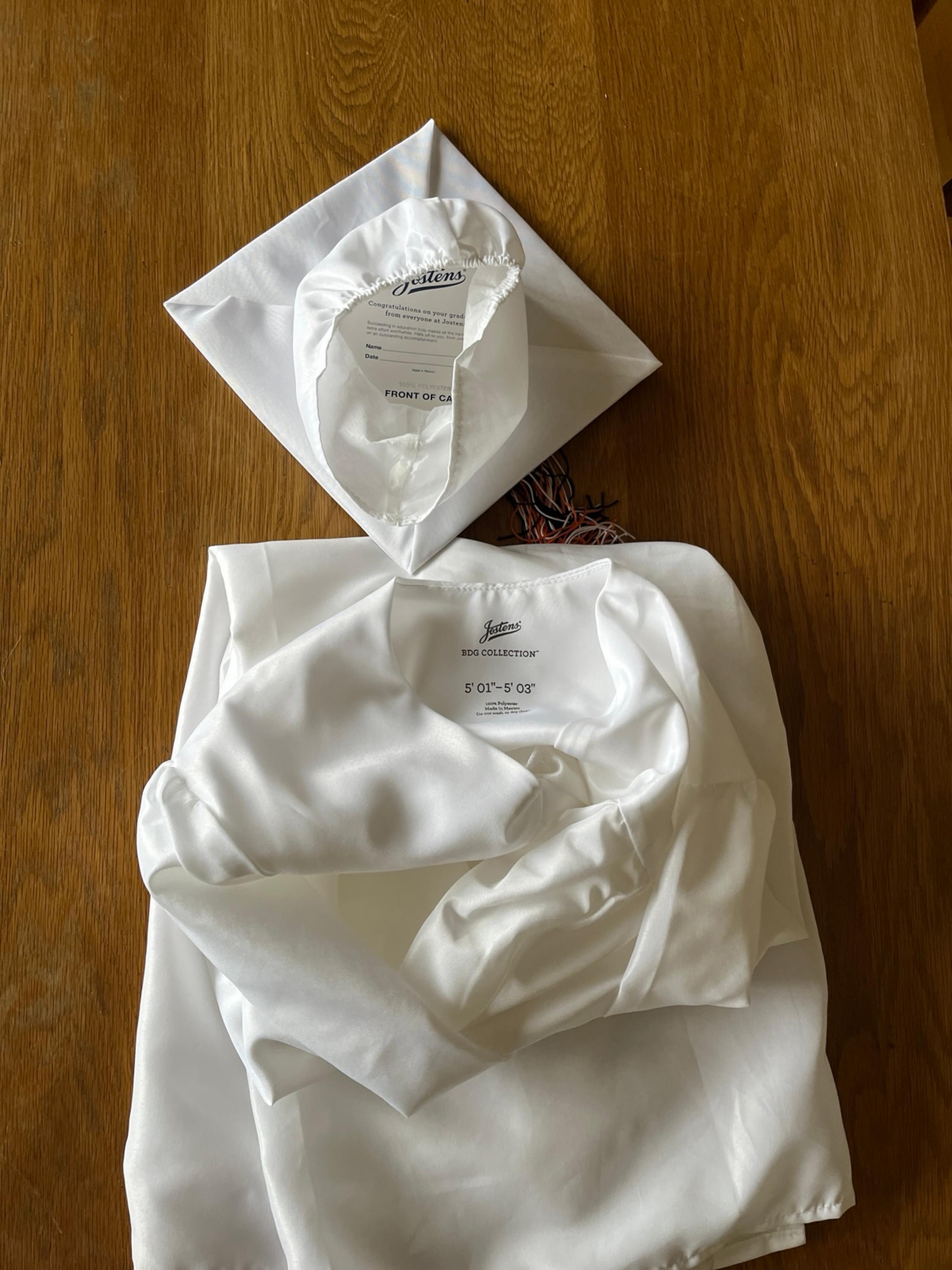 Graduation outfit in white