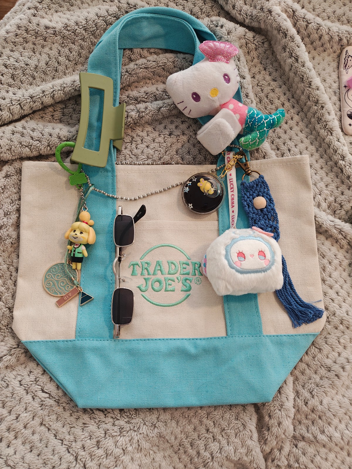 Trader Joe's Mini Tote bag - Blue