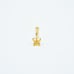 Solid 14kt gold nose piercing with gold butterfly 20gauge New