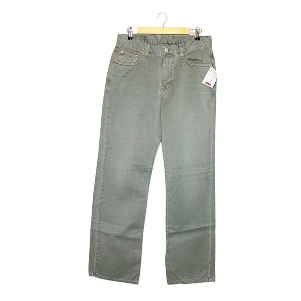 90s Y2K Deadstock 32x33 Lucky Brand Low Rise Straight Leg Pants Green
