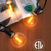 NEW 60FT Outdoor String Lights LED, Patio Lights with 32 Bulbs Waterproof