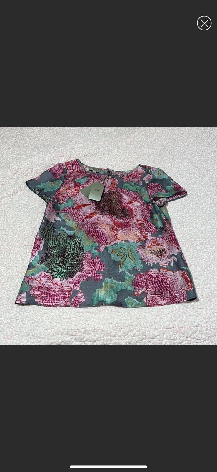 Armani Collezioni Silk Top Size: 6