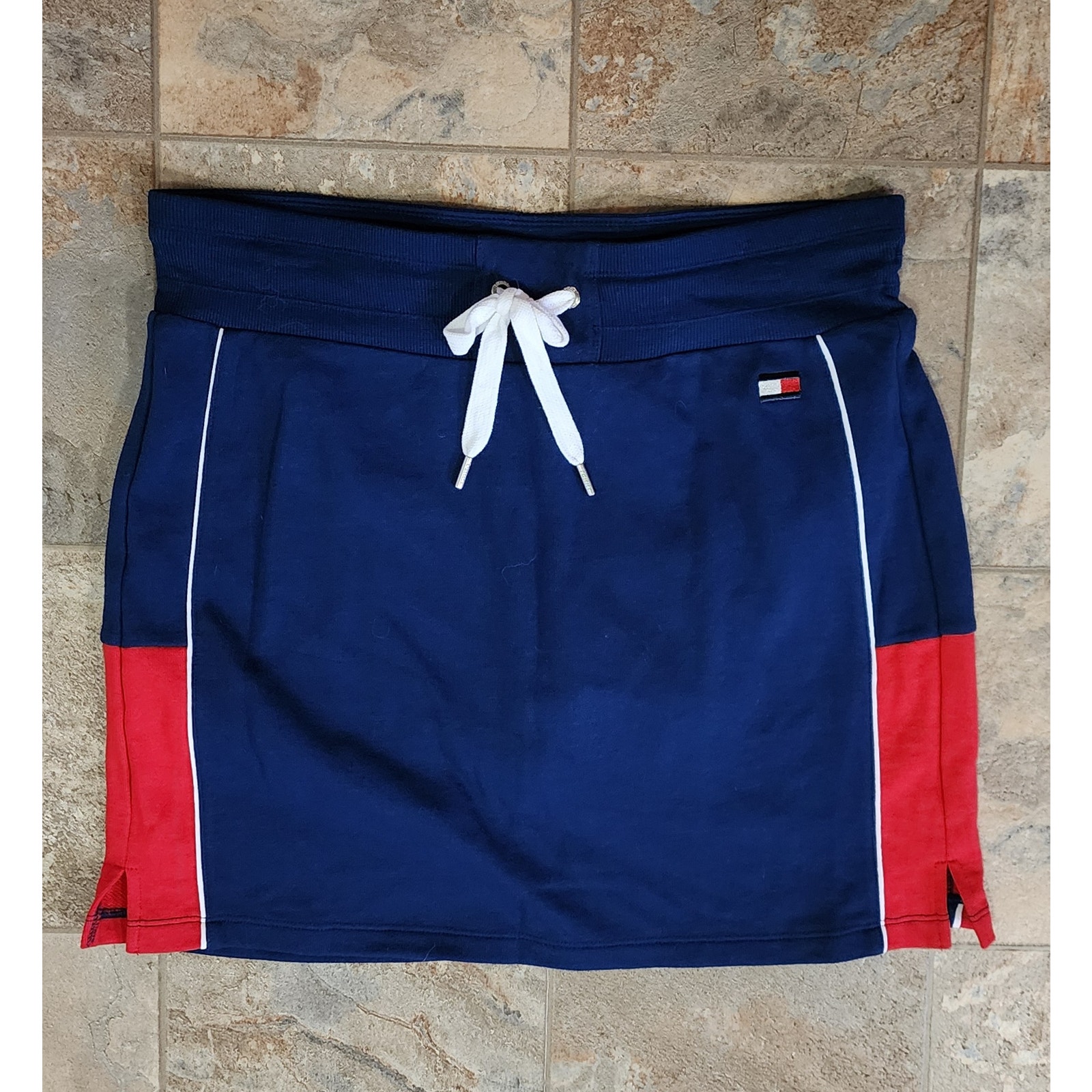 Tommy Hilfiger Women's Plus Above The Knee Pencil Skirt, Blue, Med.