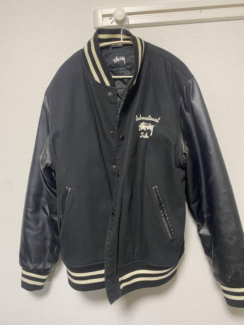 Stussy Varsity Jacket Black XL
