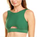 Pilyq PQ Swim NWT Green Keyhole Swim Top // L