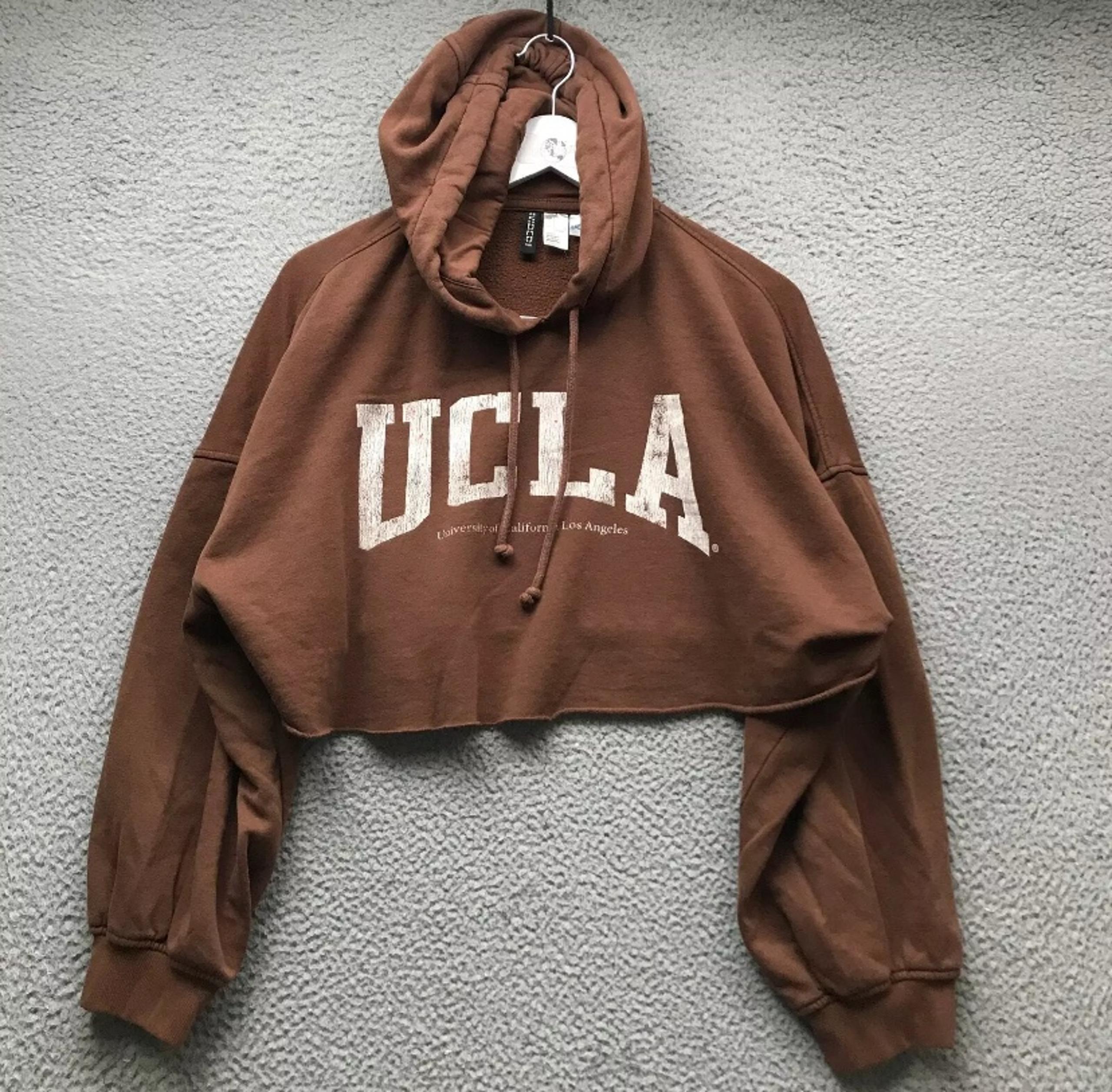 University of California Los Angeles UCLA Cropped Sweatshirt Hoodie Women’s XS