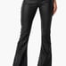 Edikted Faux Leather Flare Leg Pants